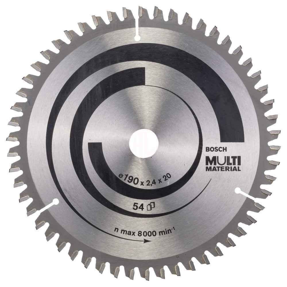 Bosch Daire Testere Bıçağı Multi Material 190x20/16 mm 54 Diş - 2608640508