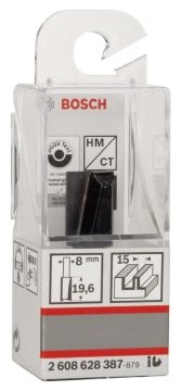 Bosch Çift Oluklu Düz Freze Ucu Standard For Wood 8x15x51 mm - 2608628387