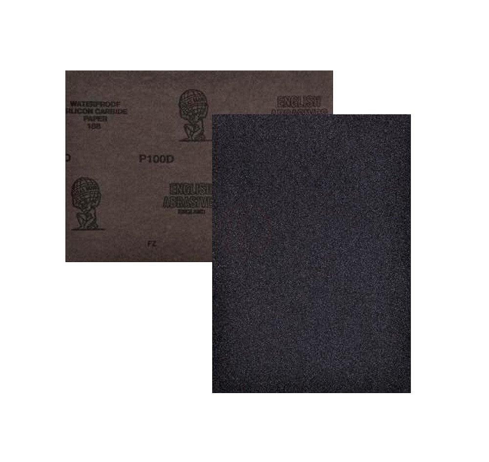 Atlas Su Zımparası GT 888 Kalite Kırmızı Alüminyum Oksit Latex C Kağıt 230x280 mm P120 Kum