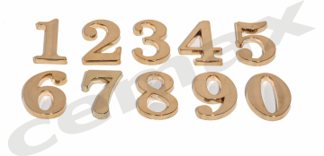 Cemax 8 Cm Plastik Sarı Rakam