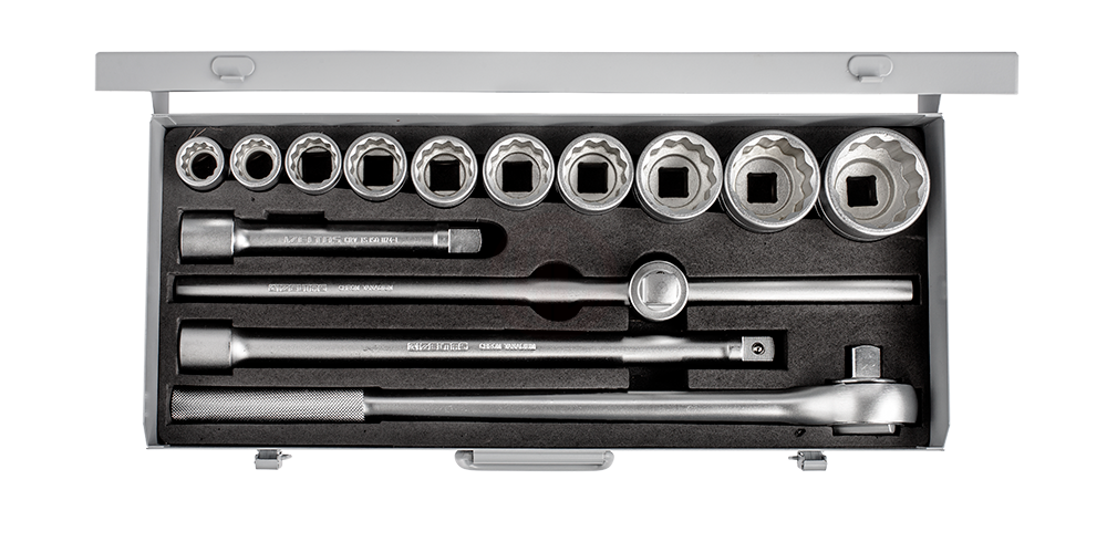 İzeltaş Oniki Köşe Lokma Anahtar Takımı 3/4 İnç 14 Parça