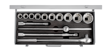 İzeltaş Oniki Köşe Lokma Anahtar Takımı 3/4 İnç 14 Parça