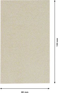 Bosch Ağ Zımpara Expert M480 80x133 mm 150 Kum (10 Adet) - 2608900737