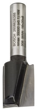 Bosch Çift Oluklu Düz Freze Ucu Standard For Wood 8x16x51 mm - 2608628388