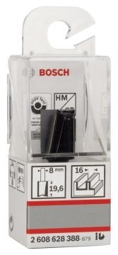 Bosch Çift Oluklu Düz Freze Ucu Standard For Wood 8x16x51 mm - 2608628388