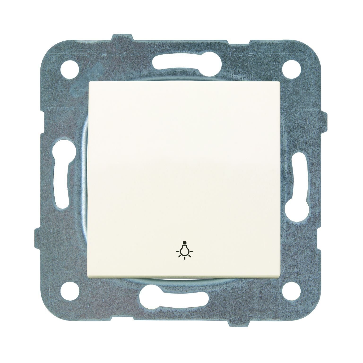 Viko Meridian - Karre Serisi Krem Light Anahtarı