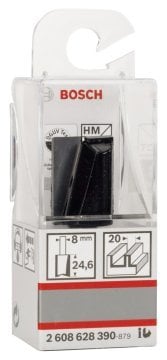 Bosch Çift Oluklu Düz Freze Ucu Standard For Wood 8x20x56 mm - 2608628390