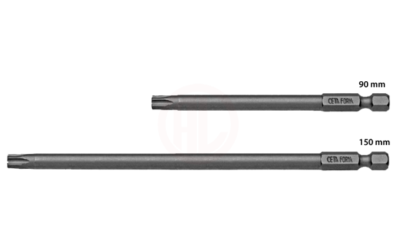 Ceta Form 1/4 İnç Torx Bits Uç T10 X 90 Mm