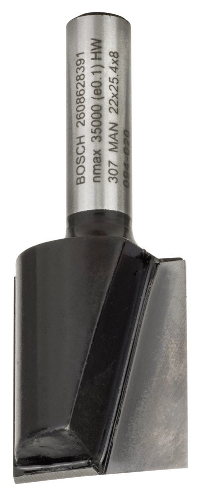 Bosch Çift Oluklu Düz Freze Ucu Standard For Wood 8x22x56 mm - 2608628391