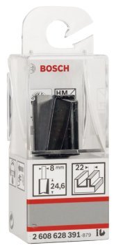 Bosch Çift Oluklu Düz Freze Ucu Standard For Wood 8x22x56 mm - 2608628391