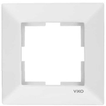 Viko Meridian Serisi Beyaz Çerçeve Tekli