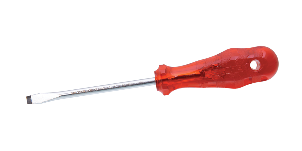 İzeltaş Düz Uçlu Tornavida Kraft Seri