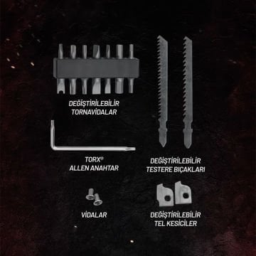 İzeltaş Multi Tool Pro 15 Fonksiyonlu 180 MM - 14000005269