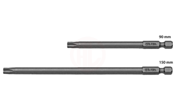 Ceta Form 1/4 İnç Torx Bits Uç T20 X 90 Mm