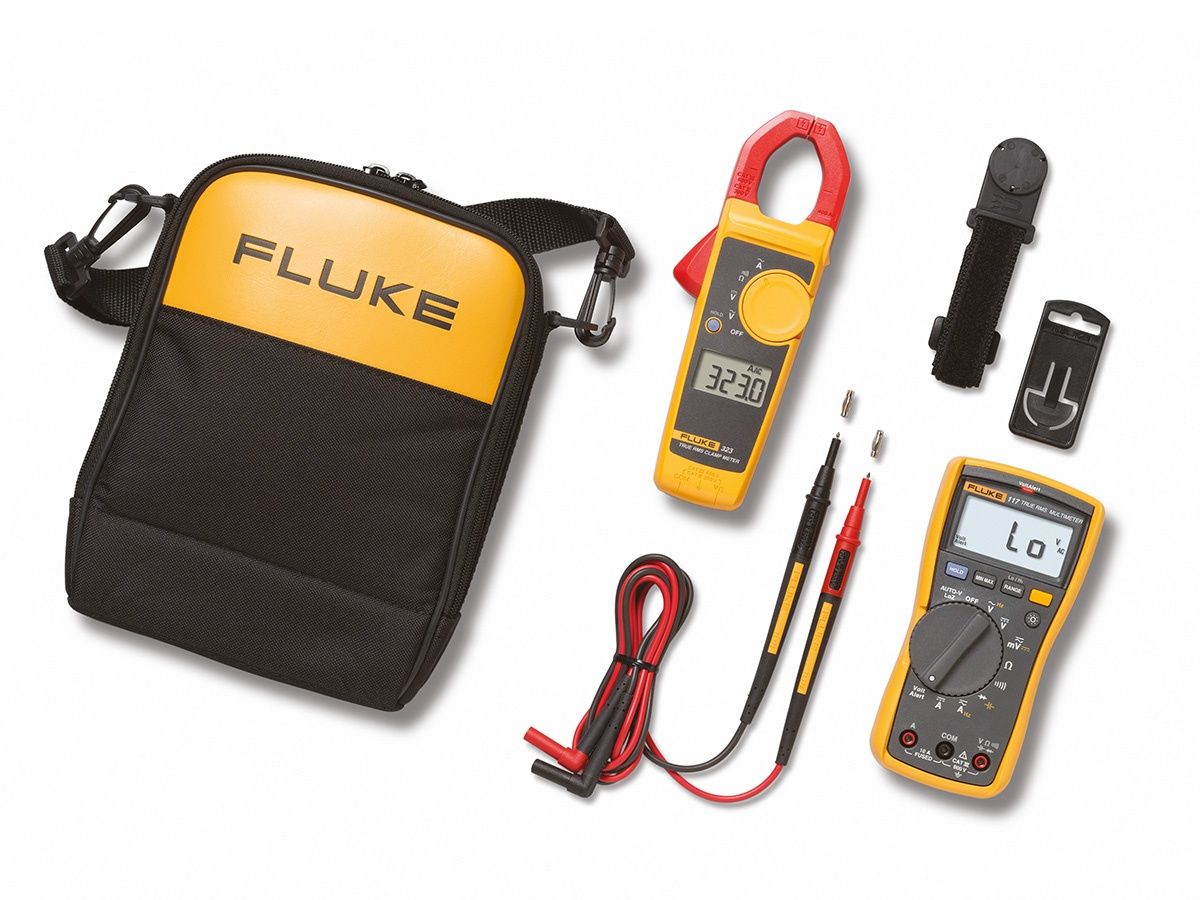 Fluke 117/323 Elektrikçi Multimetre Combo Kiti