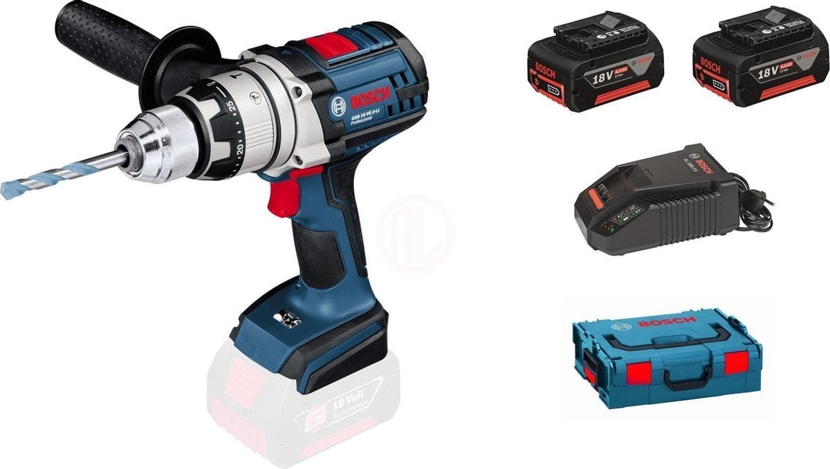 Bosch Gsr 18 Ve-2Lı Akülü Delme/Vidalama 18 V 4 A - 06019D9100