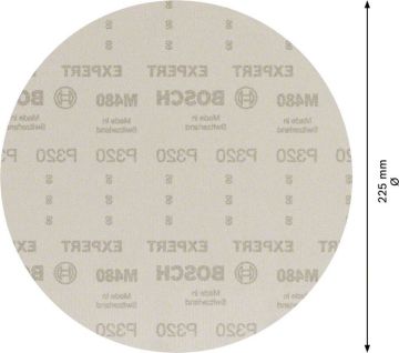 Bosch Ağ Zımpara Expert M480 Ø225 mm 240 Kum (25 Adet) Alçıpan - 2608900714