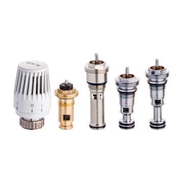 KAS Kompakt Ventil Termostatik Vana Uzun Tip (Alüminyum Radyatör İçin)