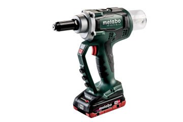Metabo Akülü Perçin Tabancası Pop NP 18 LTX BL 5.0 (2 x 4,0 Ah Akü)