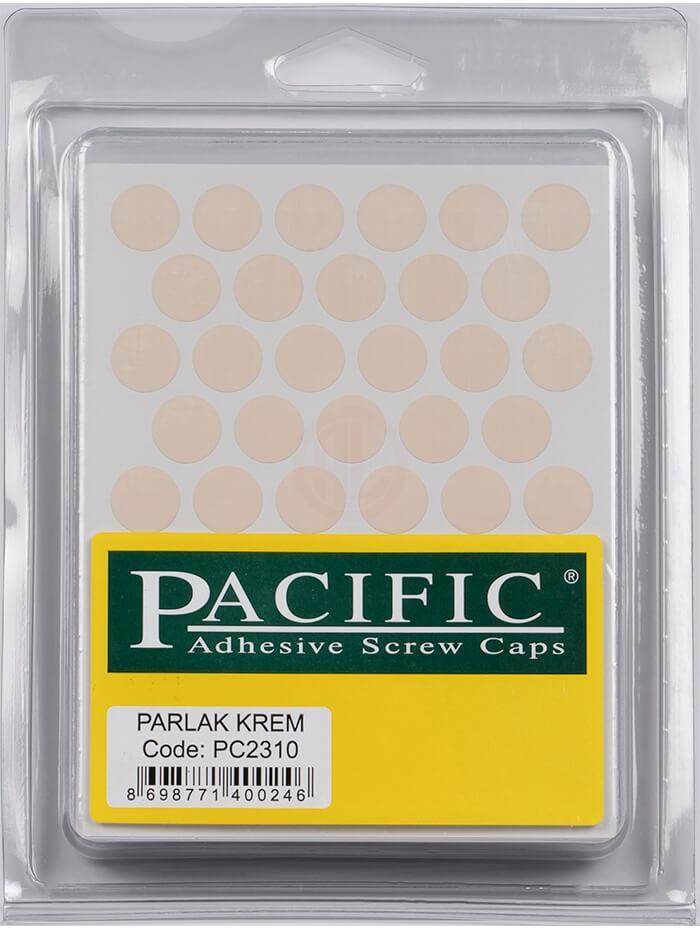 Pacific Parlak Krem Yapışkanlı Tapa 14 mm - PC2310
