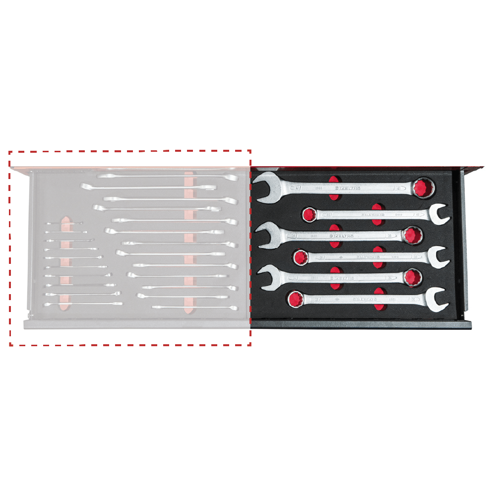 İzeltaş Grand Master Takım Dolabı 1. Çekmece Sağ 6 Parça