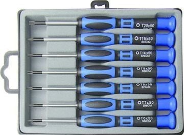 Brio Bgs Elektrikçi Saatçi Tornavida Seti 7 Parça