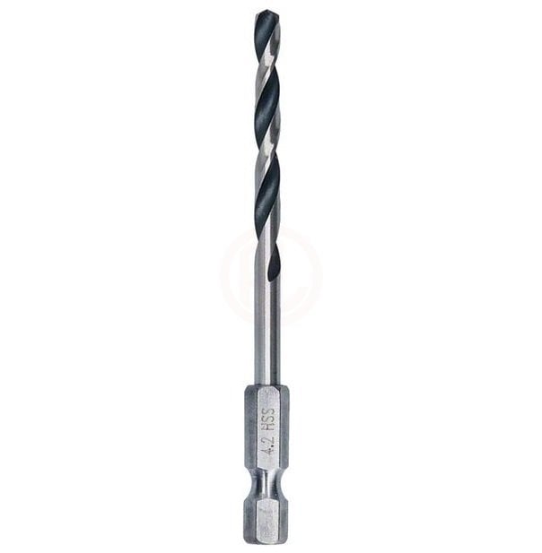 Bosch Metal Matkap Ucu HSS PointTeQ 1/4 İnç Altıgen Şaft 4,2 mm (10 Adet) - 2608577544