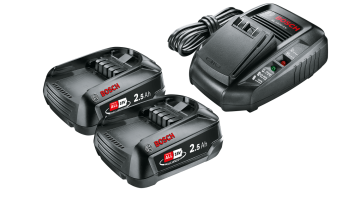 Bosch Akü Şarj Cihazı 18 Volt Başlangıç Seti (2x2,5 Ah+Al1830Cv) - 1600A011LD