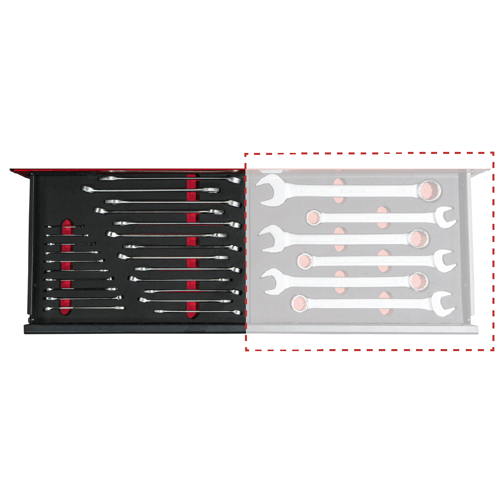 İzeltaş Grand Master Takım Dolabı 1. Çekmece Sol 23 Parça