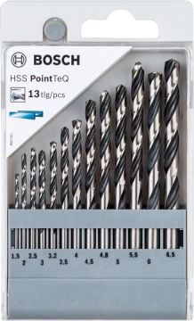 Bosch Metal Matkap Ucu HSS PointTeQ Set (13 Parça) - 2608577349