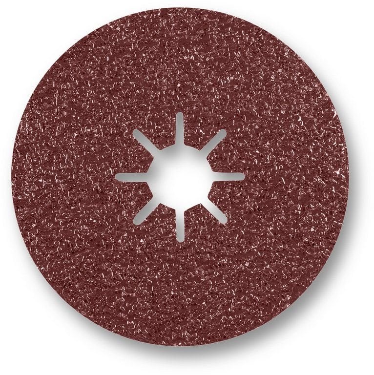 Sia Fiber Disk Zımpara 4581 Siaramic Yıldız Uçlu Delik X-Lock Ø115x22 mm 36 Kum