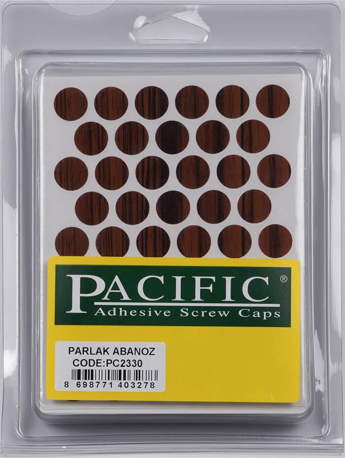 Pacific Parlak Abanoz Yapışkanlı Tapa 14 mm - PC2330