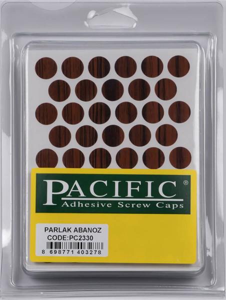 Pacific Parlak Abanoz Yapışkanlı Tapa 14 mm - PC2330