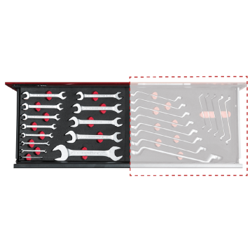 İzeltaş Grand Master Takım Dolabı 2. Çekmece Sol 13 Parça