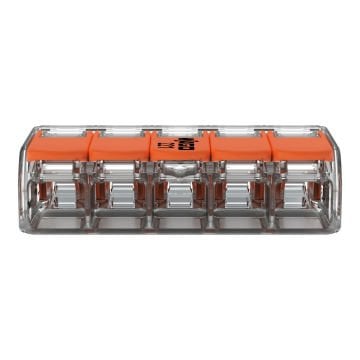 Wago 221-415 Kompakt Çok Amaçlı Klemens (0,2 - 4 mm²) 5x4 mm