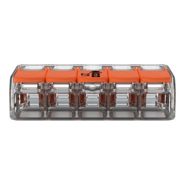 Wago 221-415 Kompakt Çok Amaçlı Klemens (0,2 - 4 mm²) 5x4 mm