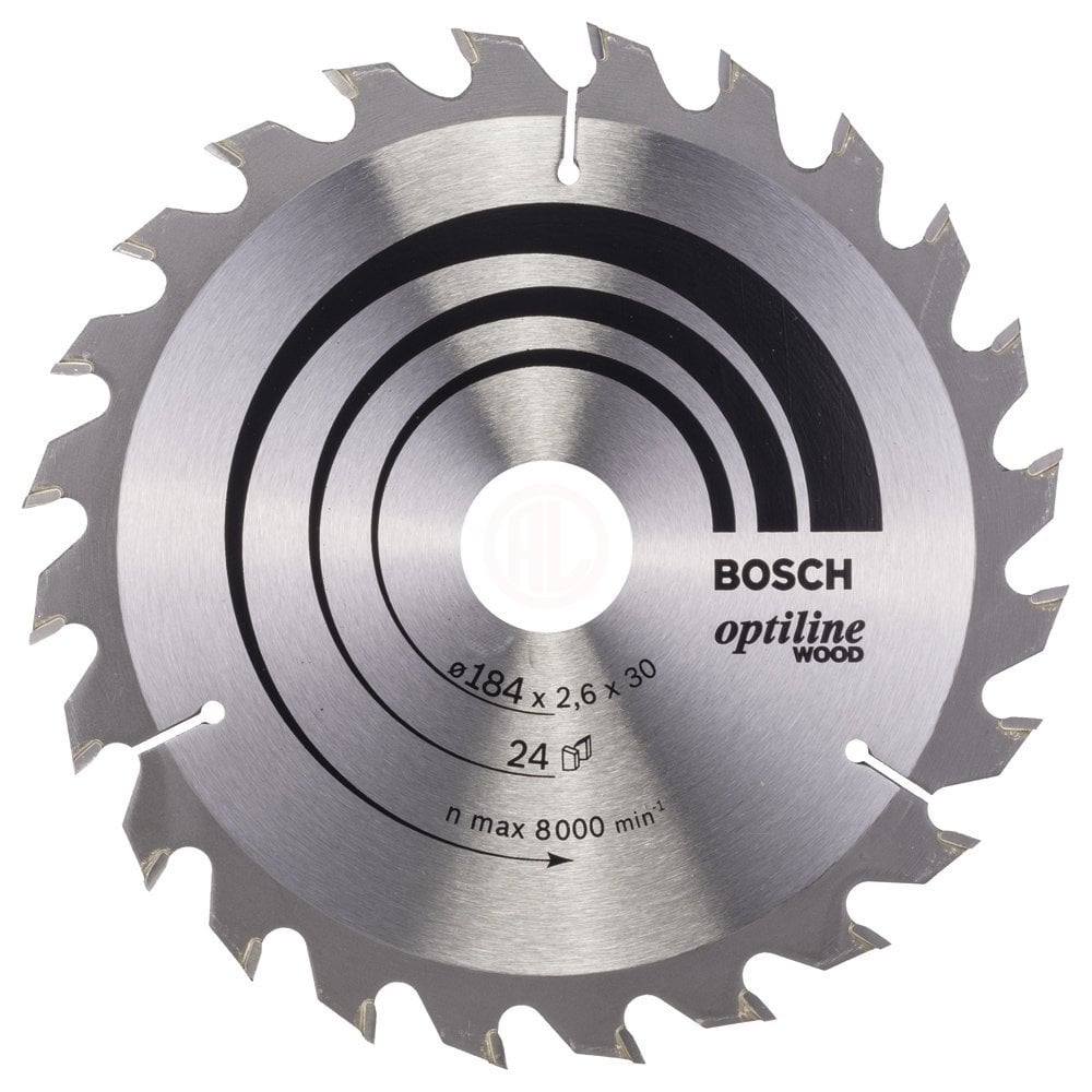 Bosch Daire Testere Bıçağı Optiline Wood 184x30 mm 24 Diş - 2608640610