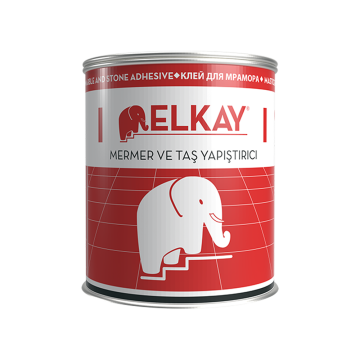 Elkay Şeffaf Mermer Ve Doğal Taş Yapıştırıcı Eb30 Bal Jel 800 Gr