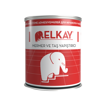 Elkay Şeffaf Mermer Ve Doğal Taş Yapıştırıcı Eb30 Bal Jel 800 Gr