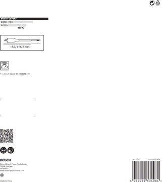Bosch Ahşap Matkap Uç Expert SCS Yaprak HEX Set (7 Parça) - 2608900334