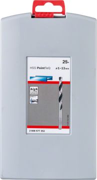 Bosch Metal Matkap Ucu HSS PointTeQ Set (25 Parça) - 2608577352