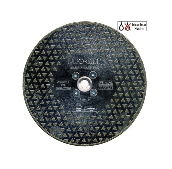Procut PR50956 KESME TAŞLAMA ELMAS TESTERE 125 MM FLANŞLI 125 DTF - PRC50956