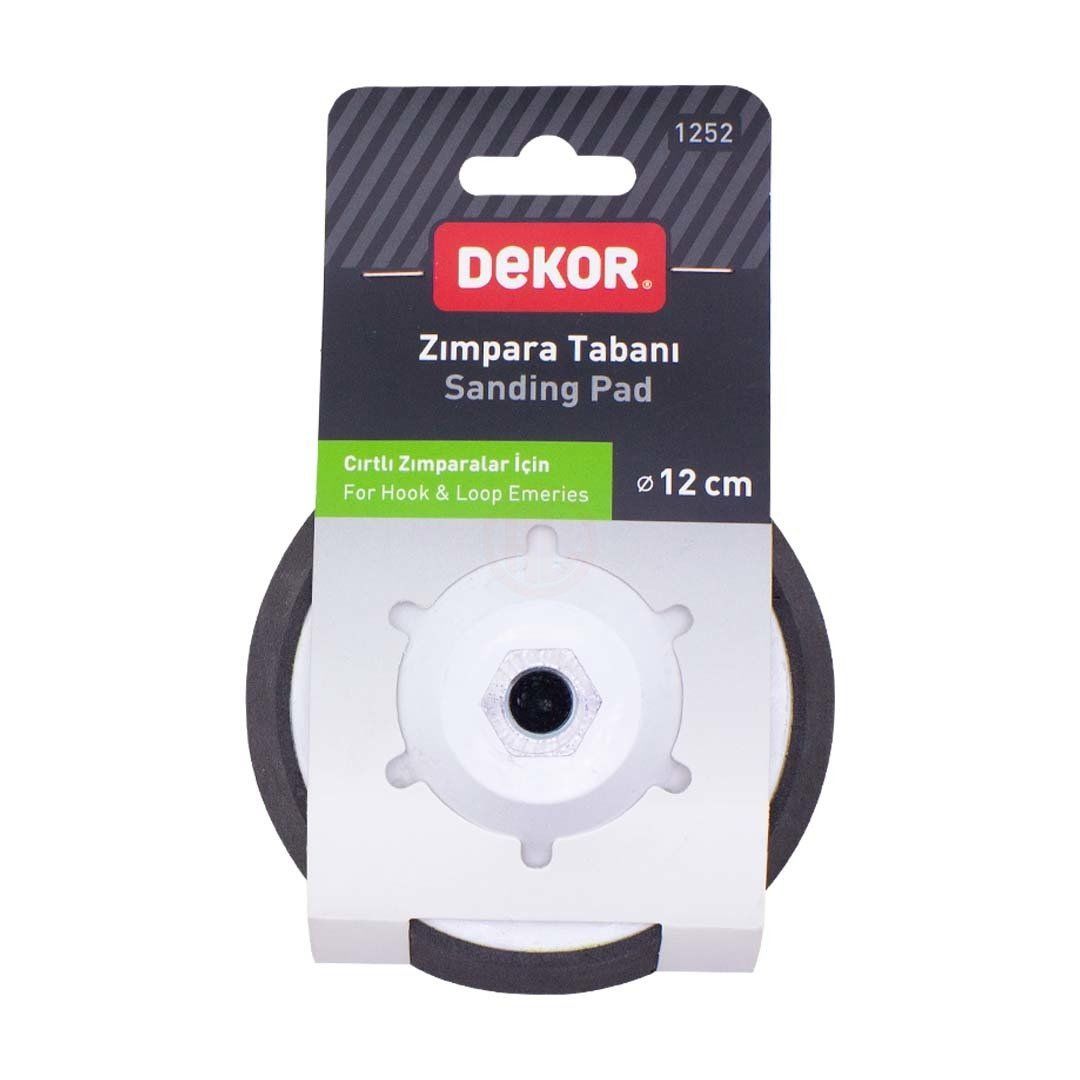 Dekor Rulo 1252 Zımpara Tabanı Cırtlı 12 Cm