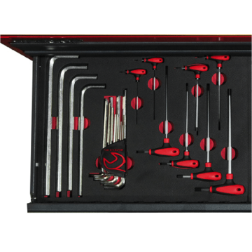 İzeltaş Grand Master Takım Dolabı 4. Çekmece Sol 24 Parça