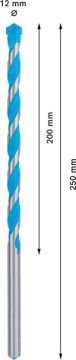 Bosch Çok Amaçlı Matkap Ucu Expert CYL-9 MC 12x250 mm - 2608901486