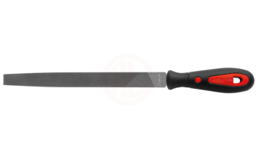 Ceta Form Konik Uçlu Yassı Eğe (Orta Diş/Ergonomik Sap) 10 İnç/250 Mm