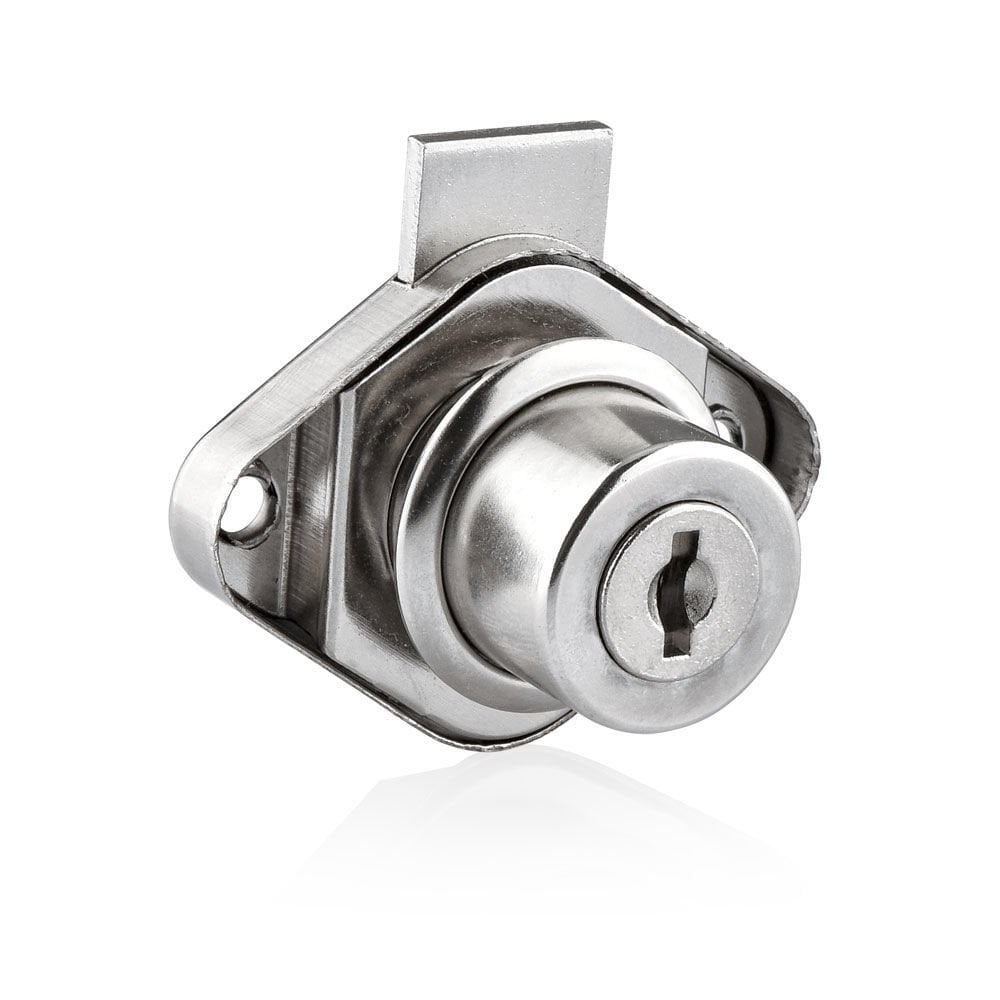 Canex Oval Çekmece Kilidi Nikel