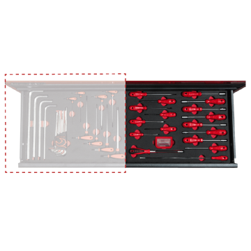 İzeltaş Grand Master Takım Dolabı 4. Çekmece Sağ 48 Parça