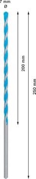 Bosch Çok Amaçlı Matkap Ucu Expert CYL-9 MC 7x250 mm - 2608901483
