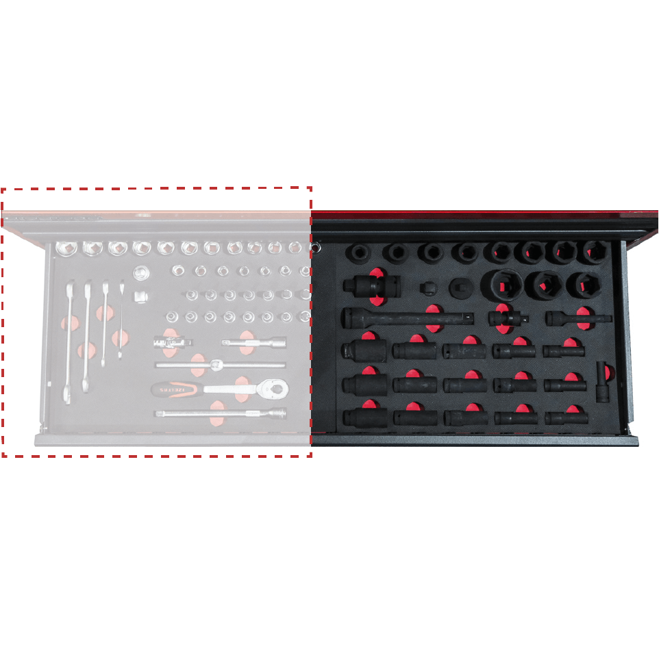 İzeltaş Grand Master Takım Dolabı 5. Çekmece Sağ 33 Parça